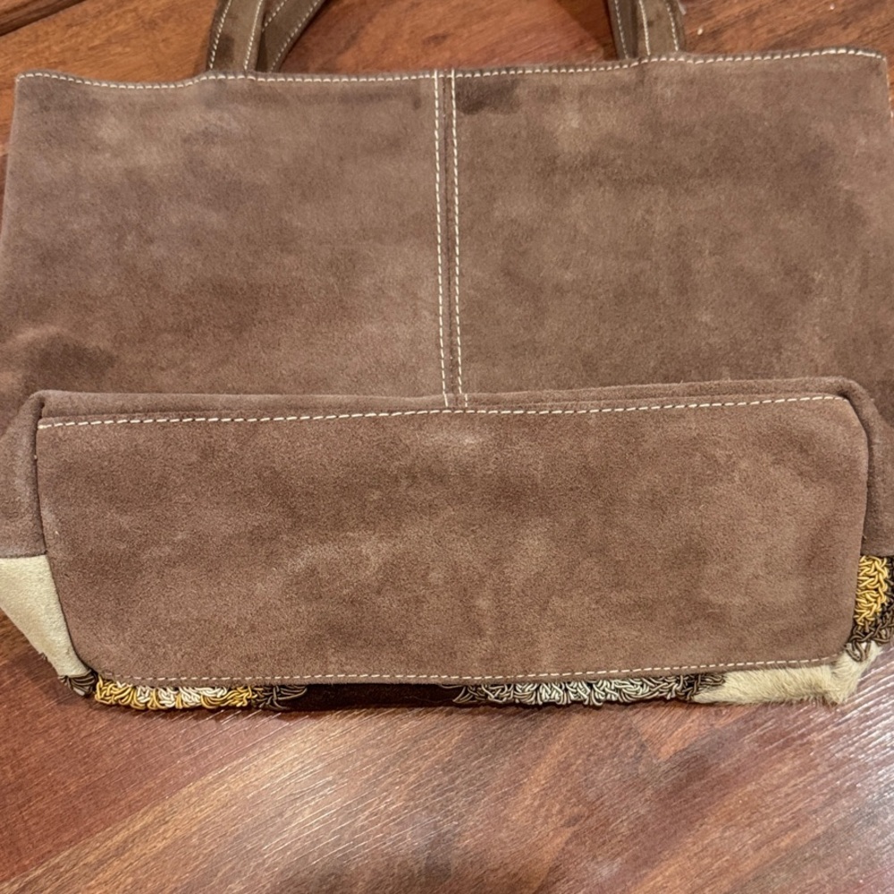 👜 Preston & York Crochet Patchwork Shoulder / Tote Bag – Gorgeous! 👜 - Picture 3 of 7